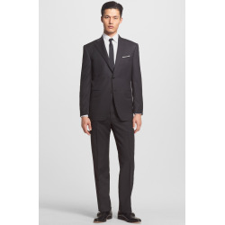 Men's Big & Tall Canali Classic Fit Wool Suit Image Missing