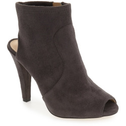 Women's Michael Michael Kors 'Selina' Peep Toe Bootie, Size 8 M - Grey