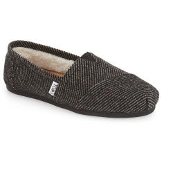 Women's Toms Speckled Classic Slip-On, Size 7 M - Black
