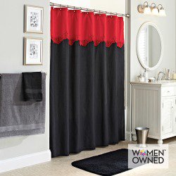 Better Homes and Gardens Gardenia Fabric Shower Curtain