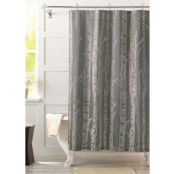 Better Homes and Gardens Birch Fabric Shower Curtain Image Missing