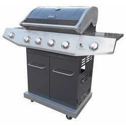Better Homes and Gardens 4-Burner Gas Grill with Side Burner and Searing Side Burner, Gunmetal Gray