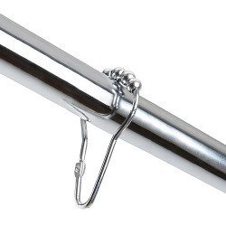 Better Homes and Gardens Roller Metal Shower Curtain Hooks Collection