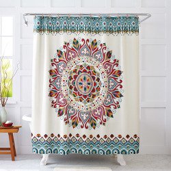 Better Homes and Gardens Medallion Fabric Shower Curtain