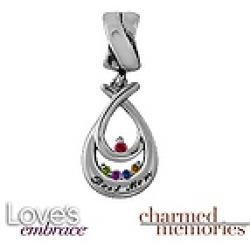 Charmed Memories Love's Embrace Family Sterling Silver Charm