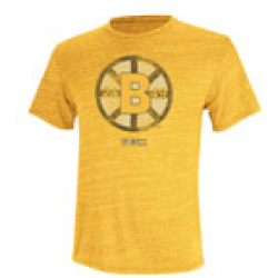 Boston Bruins Retro Logo Tri-Blend T-Shirt Image Missing
