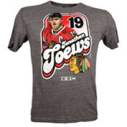 Chicago Blackhawks Jonathan Toews NHL Groovy Player Tri-Blend T-Shirt Image Missing