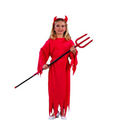 Devil Girl Child Halloween Costume Medium (8-10)