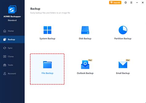 backup files before OS switch