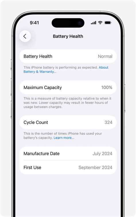 battery health screen