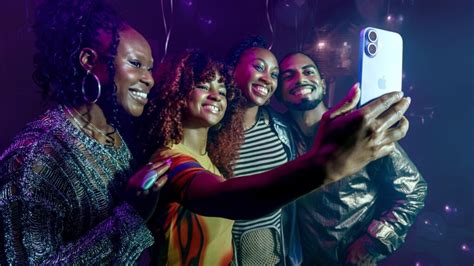 center stage group selfie