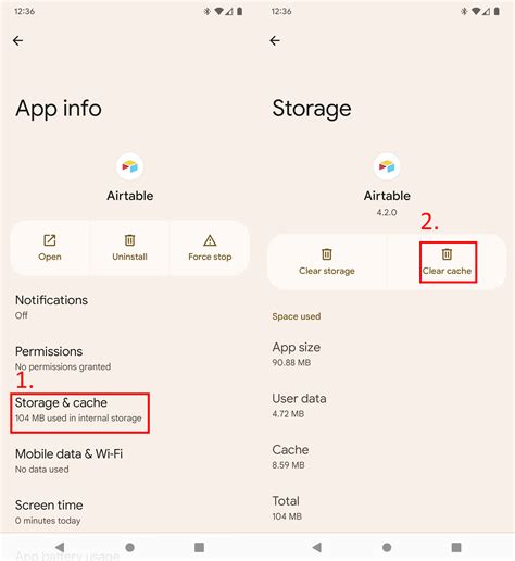 clearing app storage