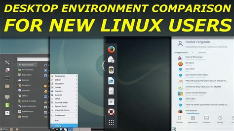 desktop environment comparison
