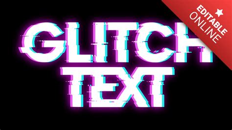 glitch text generator