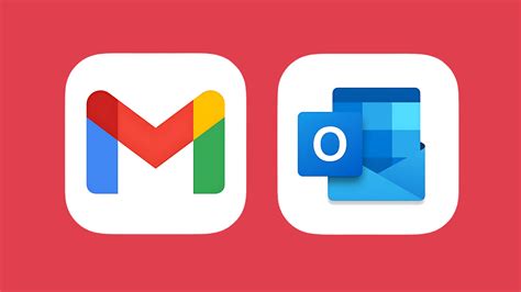 gmail outlook app icons