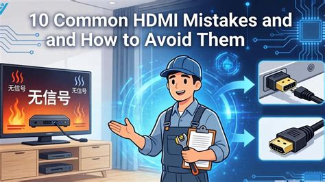 hdmi mistakes checklist