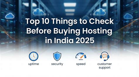 hosting buying checklist