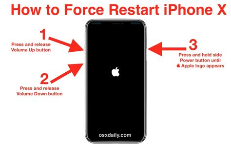 how to restart iphone steps