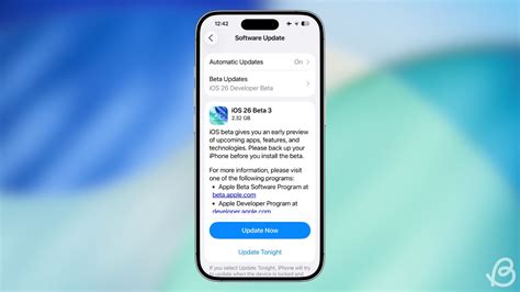 ios 26 update screen