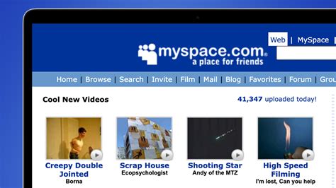 myspace facebook social media