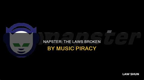 napster itunes music piracy