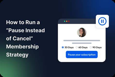 pause cancel membership