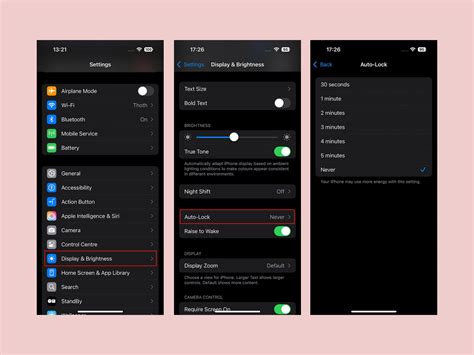phone settings battery menu
