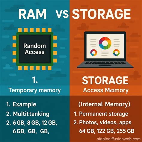 ram storage comparison