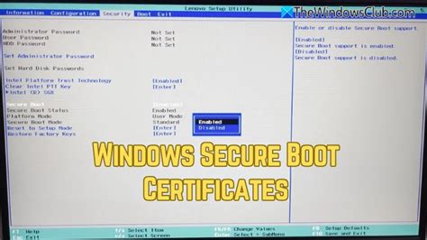 secure boot certificate 2026
