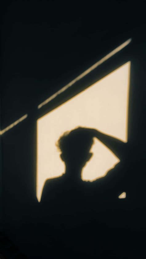 shadow profile illustration