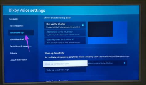 smart tv voice wake