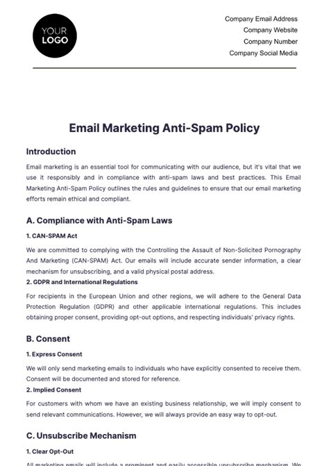 template spam syntax