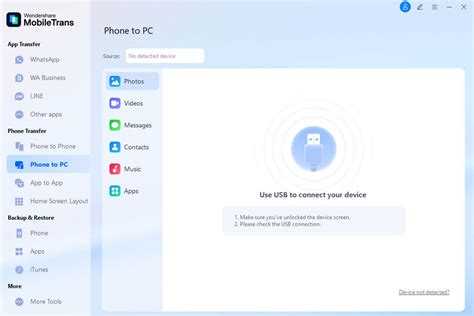 transfer files phone to pc