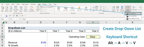 typing list excel