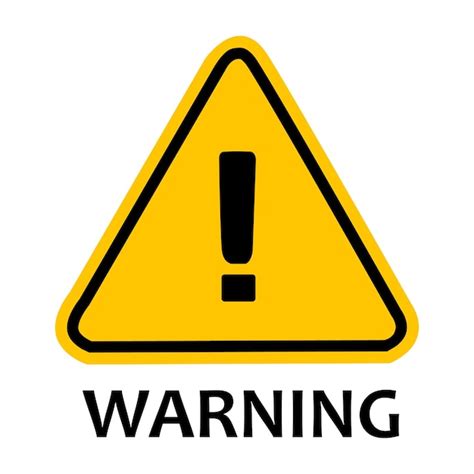 warning caution icon