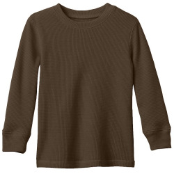 Boys 4-7x Jumping Beans Solid Thermal Tee, Boy's, Size: S (4) , Brown Image Missing