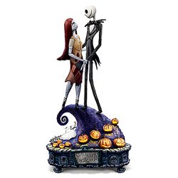 The Nightmare Before Christmas Simply Meant To Be Jack And Sally Musical Figurine