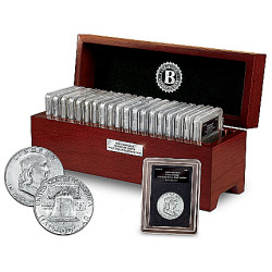 The Complete Franklin Silver Half Dollar Coin Collection