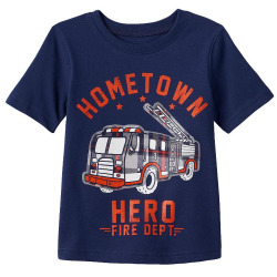 Jumping Beans Toddler Boy Applique Tee, Size: 2T, Blue