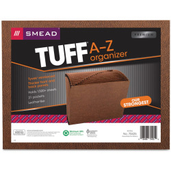 Smead 21-Pocket Open Alphabetical Accordion Expanding File, Redrope (Letter) Image Missing