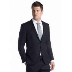 Savile Row Fitted Solid Suit Separate Coat