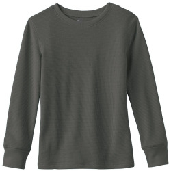 Boys 4-7x Jumping Beans Solid Thermal Tee, Boy's, Size: 4, Dark Grey