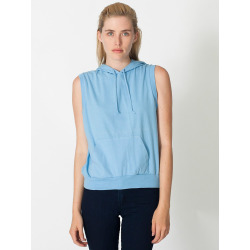 Fine Jersey Sleeveless Sport Hoodie