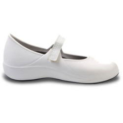 Women's Extreme Mary Jane Work Shoes - White with Black