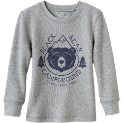 Toddler Boy Jumping Beans Graphic Long Sleeve Thermal Tee, Size: 2T, Med Grey Image Missing