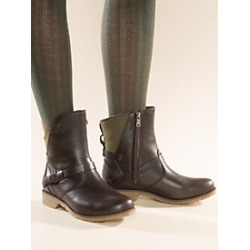 Women's Teva De La Vina Leather/Canvas Ankle Boots
