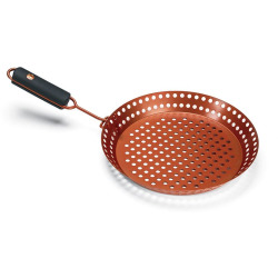 Outset 13-in. Nonstick Copper Grilling Skillet, Multicolor