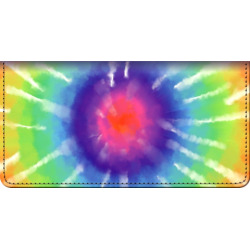 Retro Tie-Dye Checkbook Cover