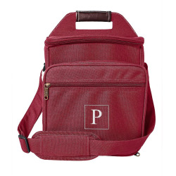 Cathy's Concepts Monogram 10-pc. Red Picnic Cooler Tote Set
