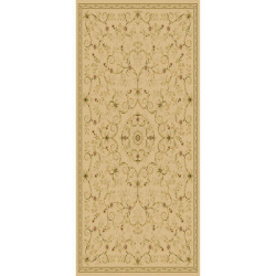 Hampton Leyla 5' x 7'6" Traditional Transitional Floral Rug - Ivory